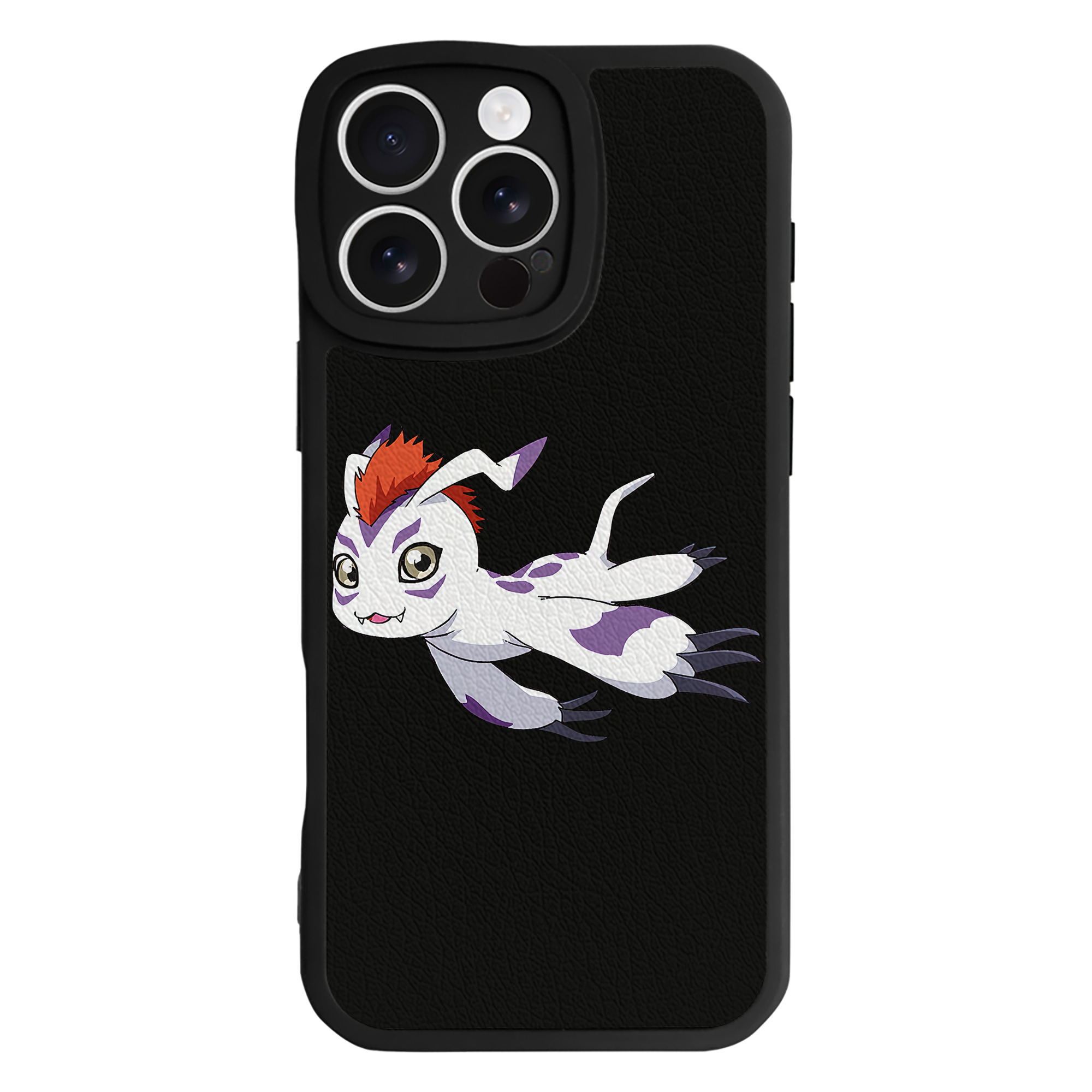 （画像用） Digimon デジタルモンスター/デジモン 【iPhone 16シリーズ対応】シリコンスマホケース（レザー調） 材質：シリコン